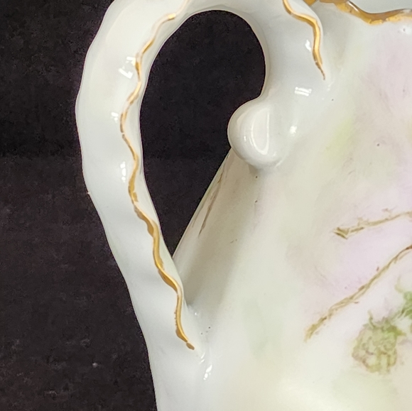 Vtg 1976 Small Scalloped Creamer Pitcher Blackberry Signed - Picture 11 of 12